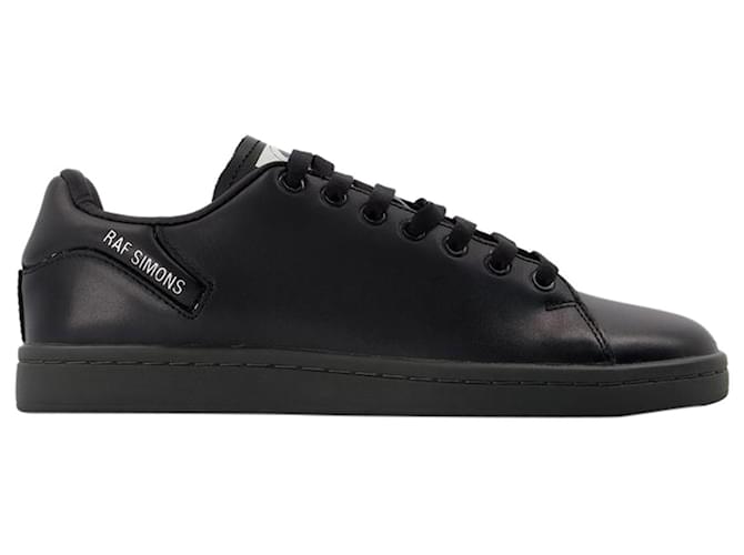 Raf Simons Orion Sneakers aus schwarzem Leder  ref.698230