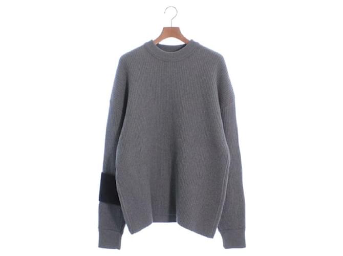 Louis Vuitton Knit Sweater Grey Wool  ref.698323