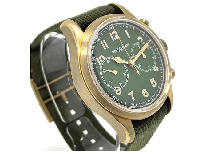 Montblanc Chronograph Automatic Watch Green  ref.698326