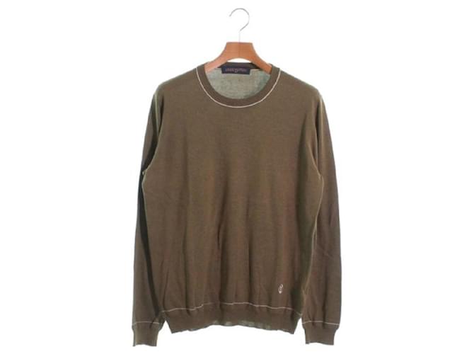 Louis Vuitton Knit Sweater Khaki Cotton ref.698343 - Joli Closet