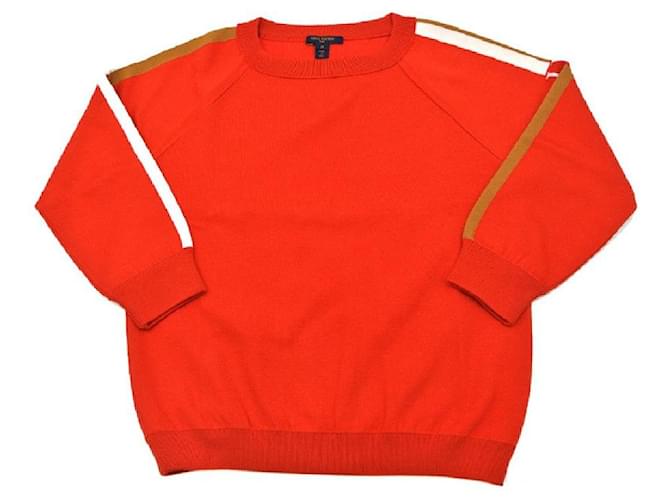 Louis Vuitton, Sweaters, Louis Vuitton Orange Crew Neck