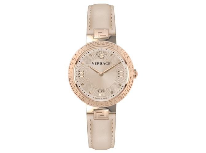 Reloj con correa Greca de Versace Rosa  ref.698733