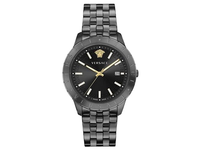 Versace Univers Bracelet Watch Black  ref.698754
