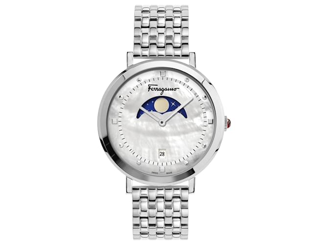 Ferragamo on sale moonphase watch