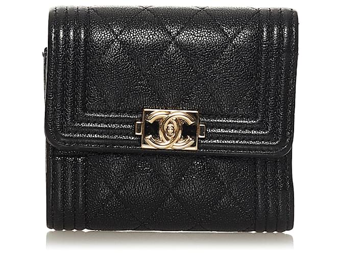 Chanel Caviar Leather North South Boy Bag (SHF-ceWuuG) – LuxeDH