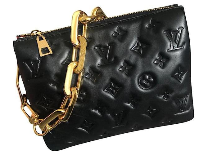 Louis Vuitton Coussin Black Leather  ref.699223