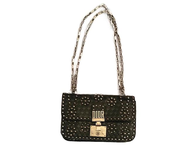 Dior addict Black Leather  ref.699230