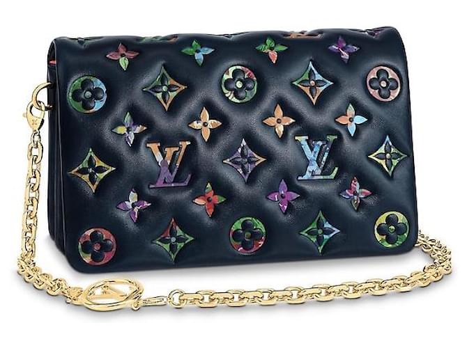 Louis Vuitton Handbags Black Leather  ref.699270