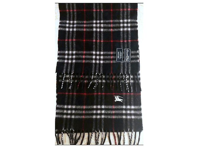 Burberry Sciarpe da uomo Nero Lana