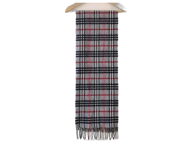 Burberry Sciarpe da uomo Grigio Lana
