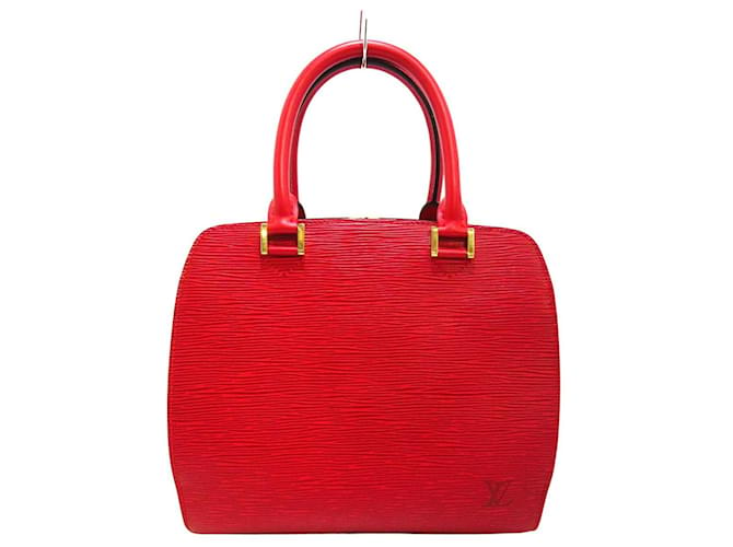 Louis Vuitton Pont Neuf Vermelho Couro  ref.699424