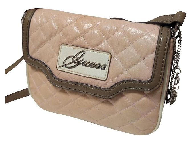 Bolsa Guess Rosa de pele