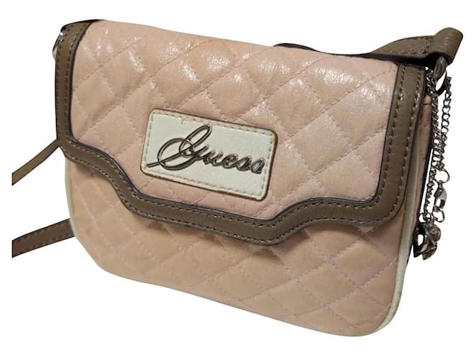 Guess Handbags Pink Fur  ref.699841