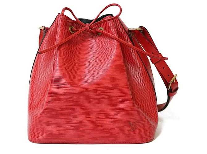 Louis Vuitton Noe Red Leather  ref.700078