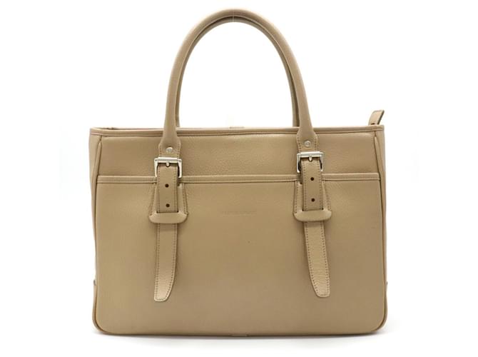 BURBERRY Beige Leather  ref.700087