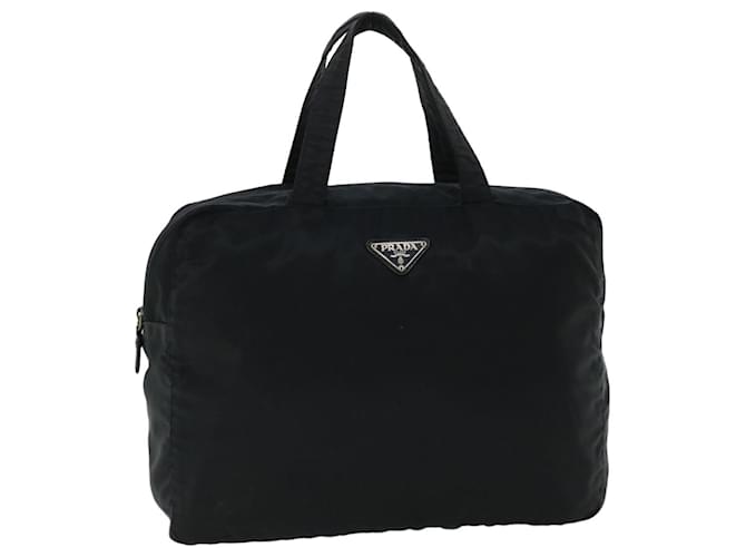 Bolsa de mão PRADA Nylon Preto Auth ki2431  ref.700152