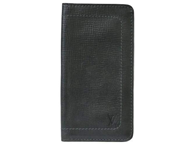 Louis Vuitton Portefeuille Black Leather  ref.700306