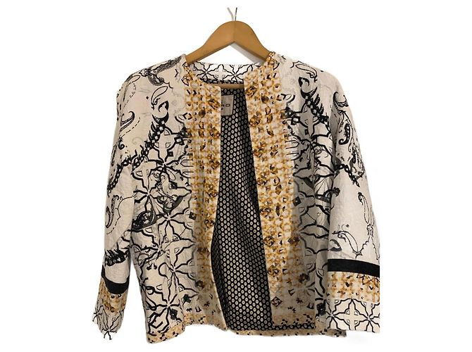 Etro Jacke aus Baumwolle Creme Größe 46