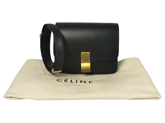 Celine Black Small Classic Box Bag