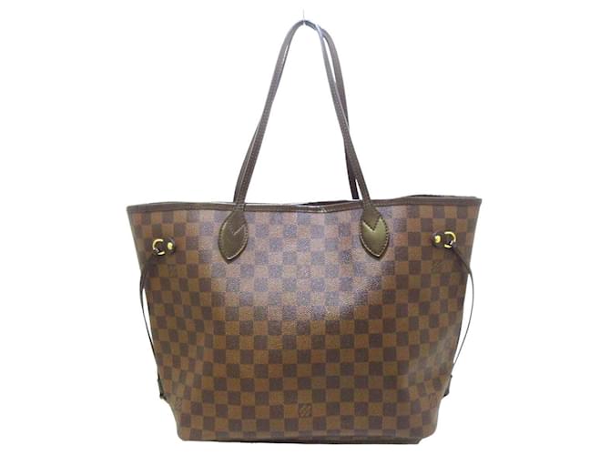 Louis vuitton neverfull mm tote bag Brown Cloth  ref.700719