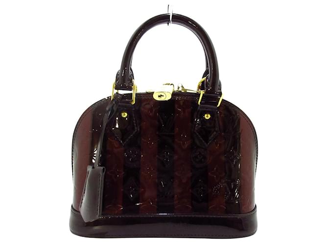 Louis Vuitton Alma BB Brown Patent leather  ref.701009