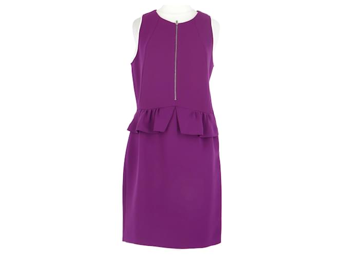 Sandro robe Purple Polyester  ref.701016
