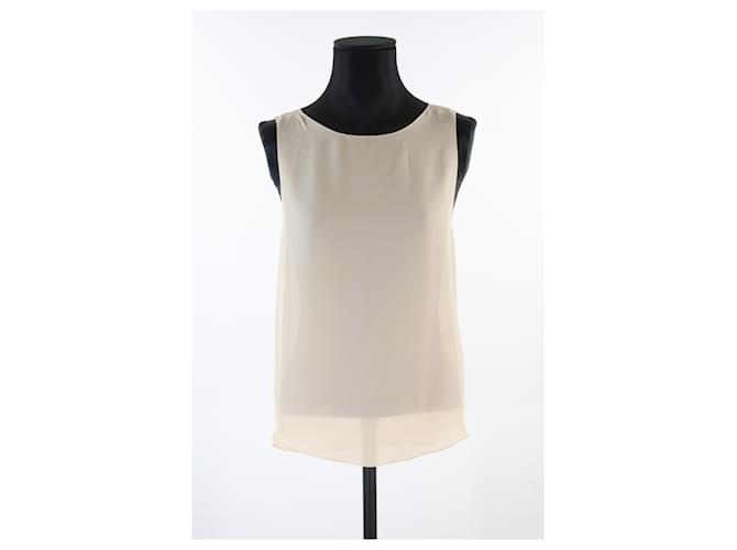 Chloé Top Chloe 36 Beige Silk ref.701659 - Joli Closet