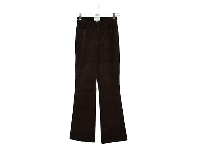 Pantalon Antik Batik 36 Coton Marron  ref.701739