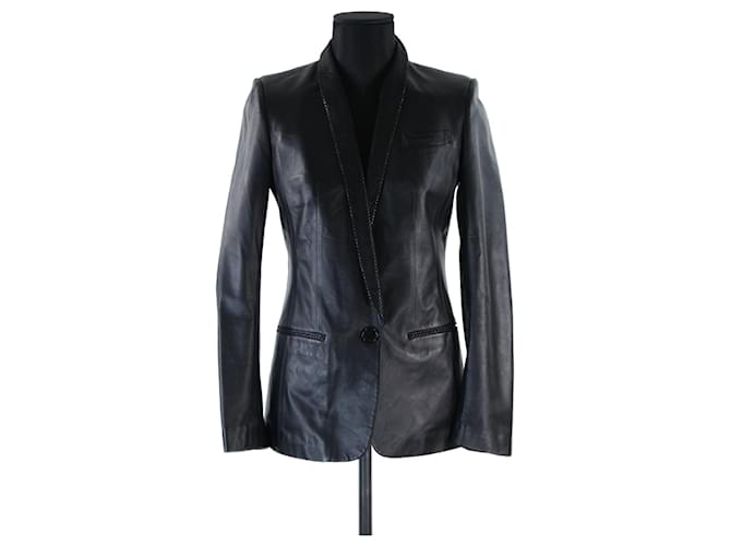 Georges Rech jacket 36 Black Leather ref.701748 - Joli Closet