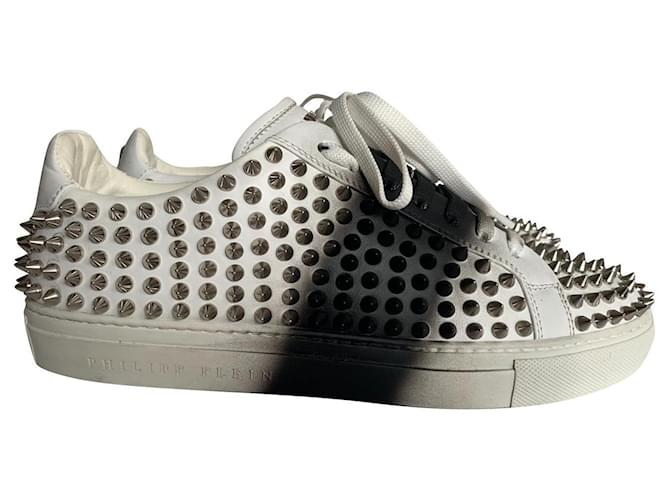 Philipp Plein Sneakers Black White Leather - Joli Closet