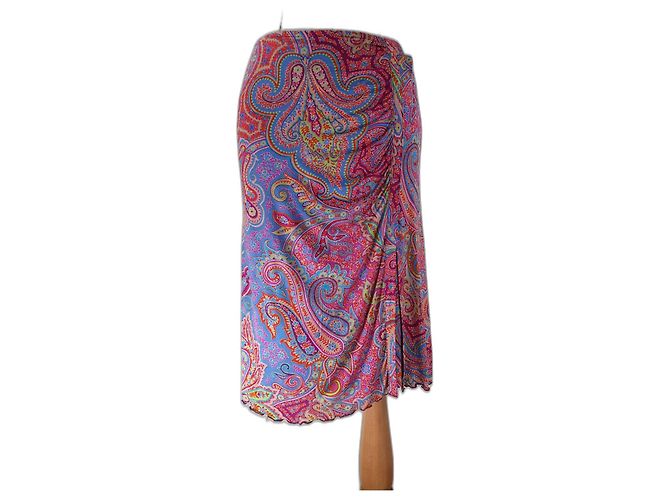 Gonna midi Etro multicolore in viscosa