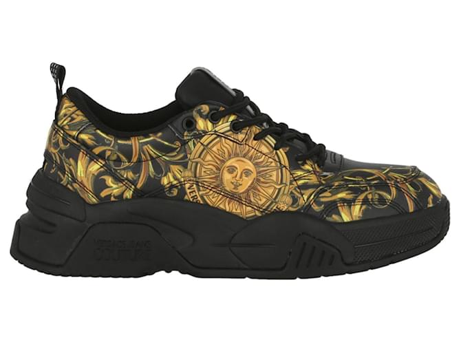 Autre Marque Versace Jeans Sun Garland Printed Sneakers Blue  ref.702080