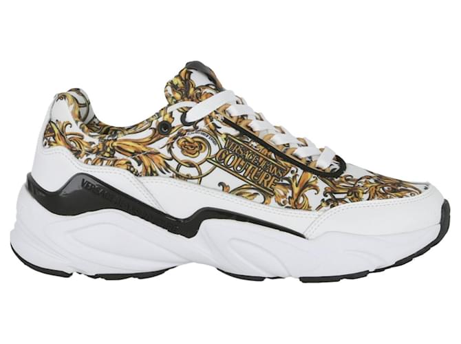 Men's Chunky Sneakers Black-Gold