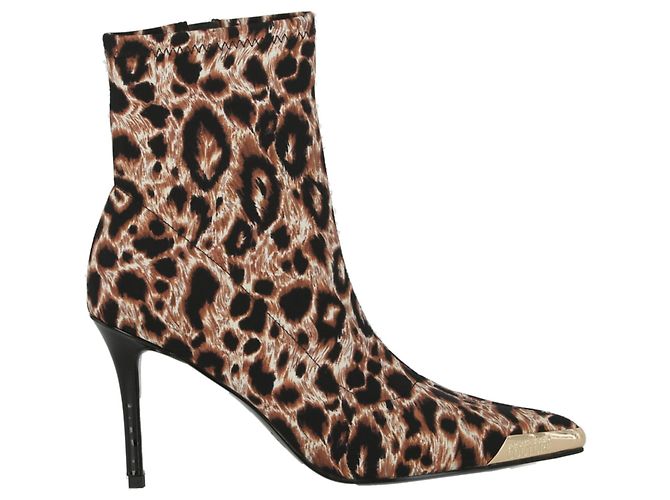 Versace Jeans Couture Botines con estampado de leopardo de Versace Jeans