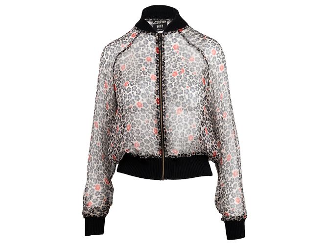 Jean Paul Gaultier Silk Bomber Jacket