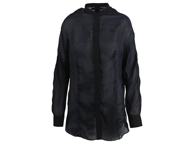 Autre Marque Korean Style Shirt Black Silk  ref.702405
