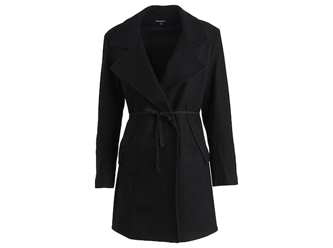 Autre Marque Wool coat Black  ref.702534