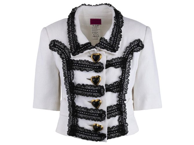 Jaqueta com rendas Christian Lacroix