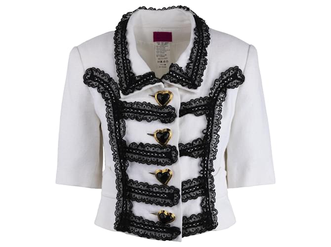 Christian Lacroix Laced Jacket White  ref.702557