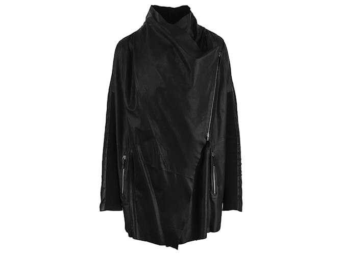 Autre Marque Leather jacket Black  ref.702562