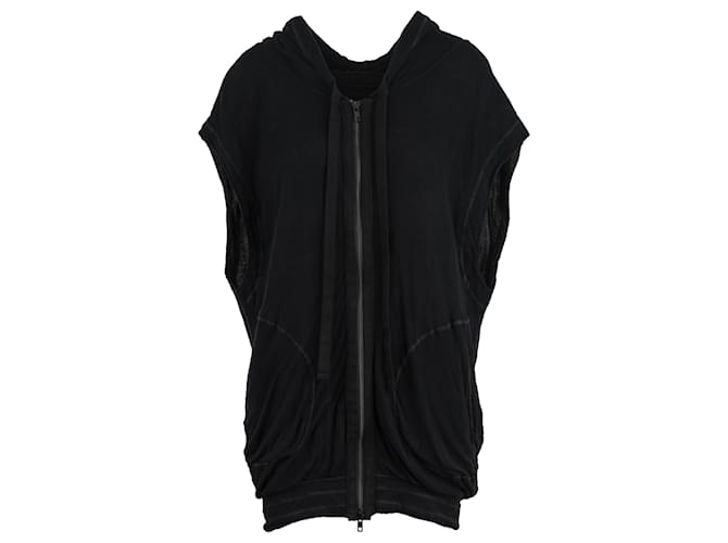 Autre Marque Hooded Vest Black Cotton  ref.702590