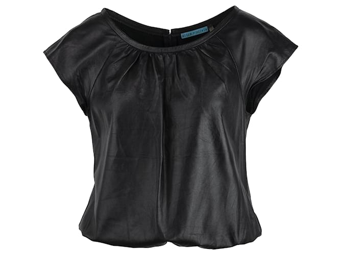 Autre Marque Leather top Black  ref.702609
