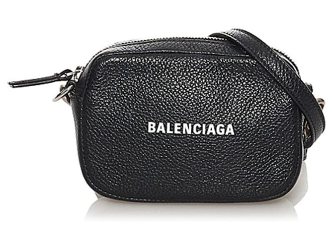 Balenciaga Everyday Clutch Black Leather  ref.702737