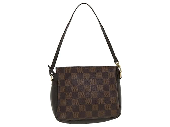 Louis Vuitton Trousse makeup Clutch Brown Cloth  ref.702774