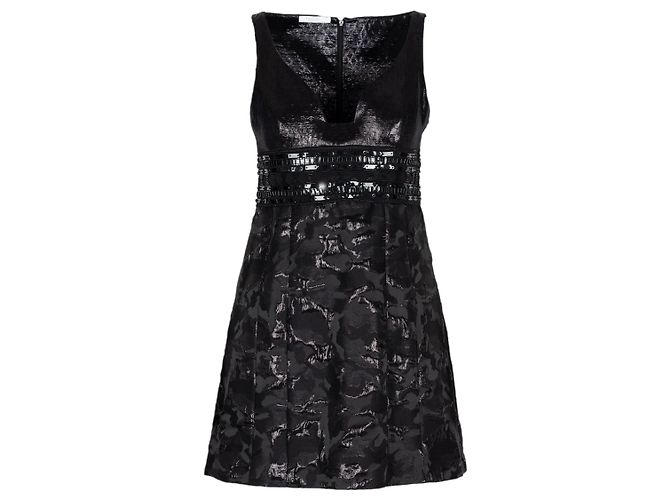 Vestido Mini Negro Pollini