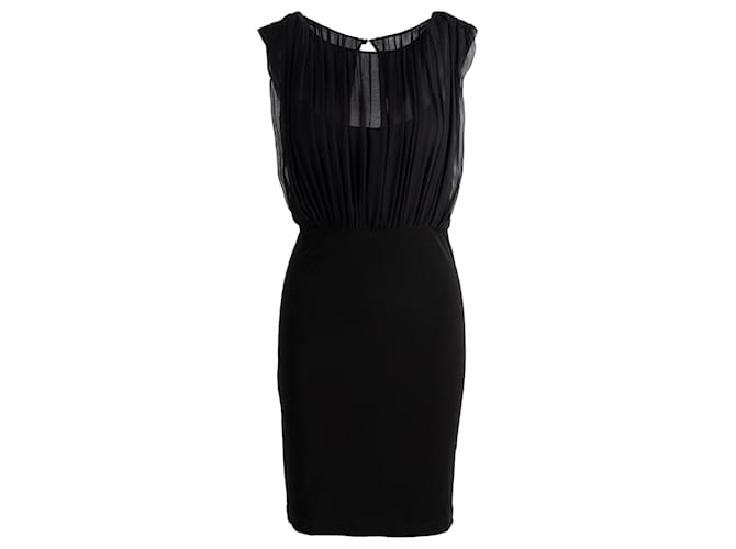 Vestido Plissado Alice + Olivia Preto  ref.702795