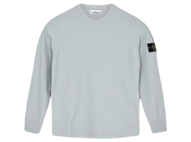 Stone Island Embroidered Compass-Point T-shirt Grey  ref.702852