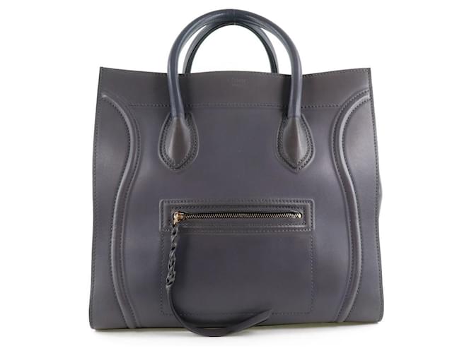 Céline Luggage Shoulder bag Black Leather  ref.702874