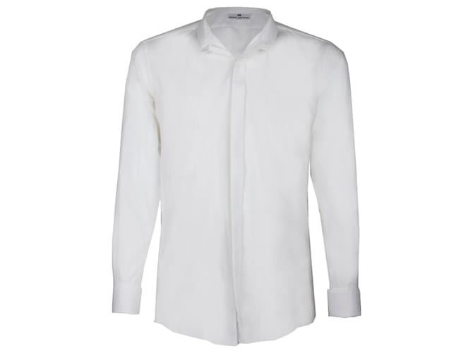 Camicia Balmain Bianco Cotone  ref.702900