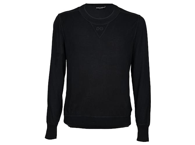 Dolce & Gabbana-Sweatshirt Schwarz  ref.702906
